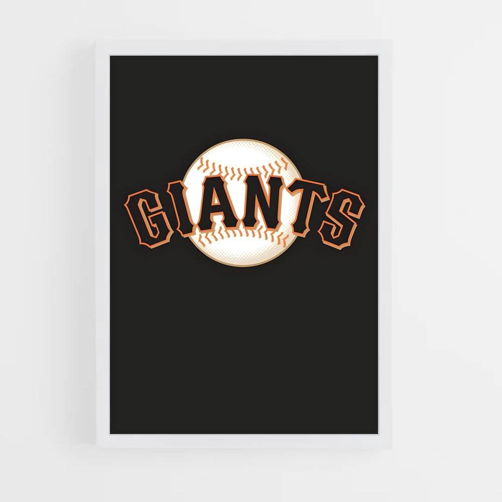 Poster Giants de San Francisco – affiche Baseball (vue 3)